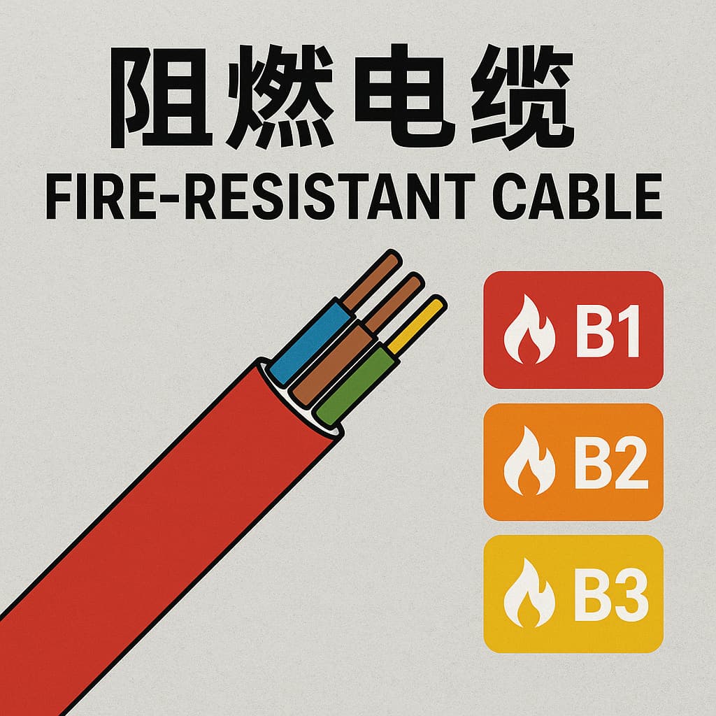 什么是阻燃电缆？B1、B2、B3级的区别你了解吗？
