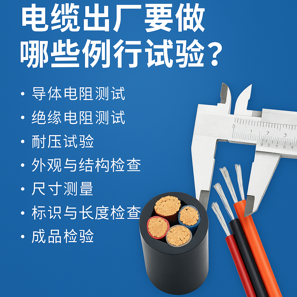 电缆出厂要做哪些例行试验？一文讲清最关键的7项检测