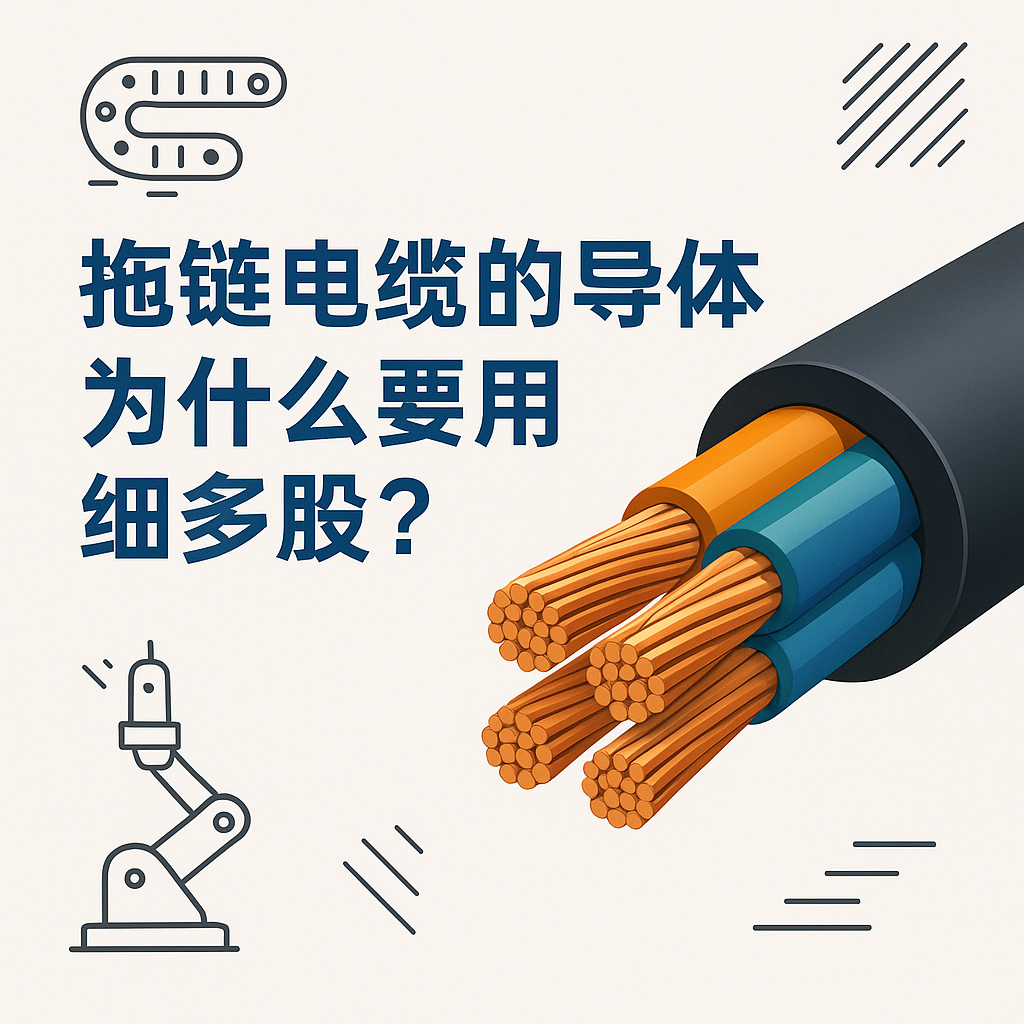 拖链电缆的导体为什么要用细多股？