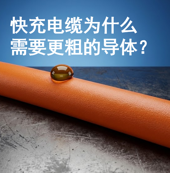 快充电缆为什么需要更粗的导体？揭秘新能源汽车充电的“热”知识