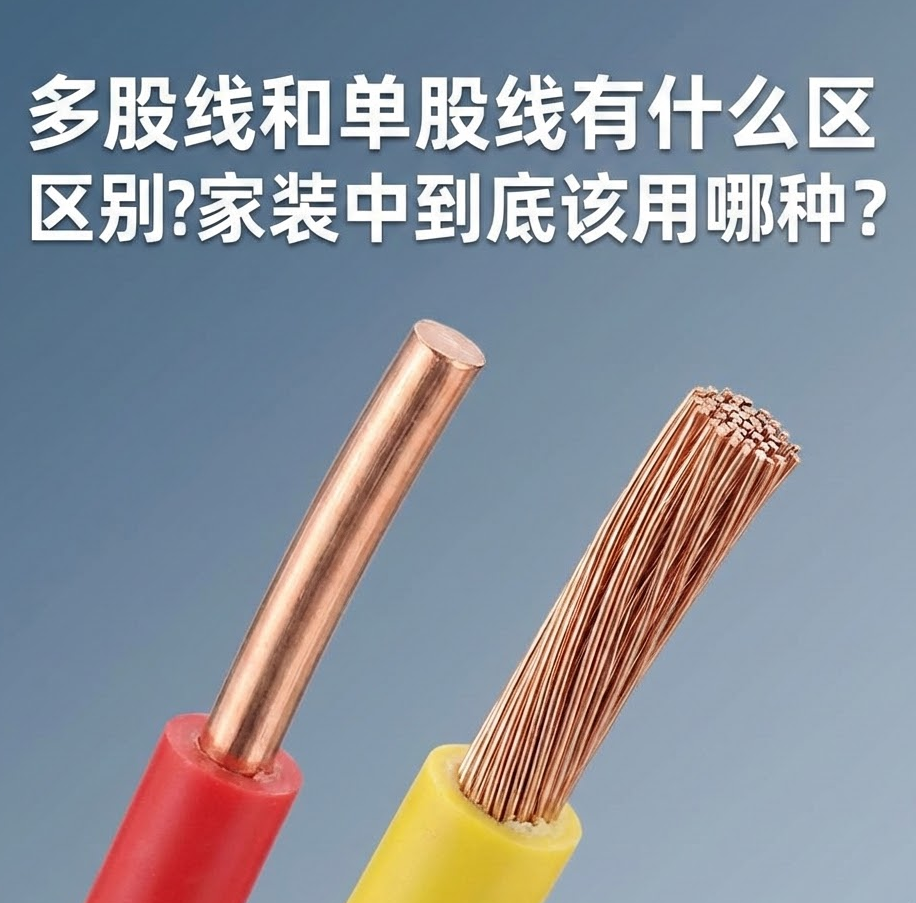 家装电线选单股(BV)还是多股(BVR)？